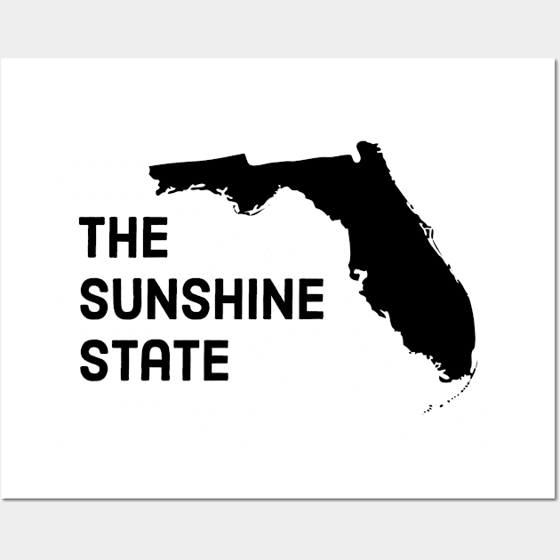 Florida - The Sunshine State Wall Art by whereabouts